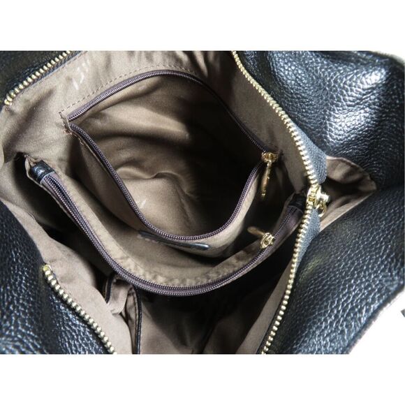 Cluci Leather Purse Womens Shoulder Bag Pebbled Leather White Smooth - Picture 7 of 12